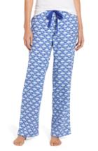 Women's Vineyard Vines Dots & Stripes Whale Flannel Pants - Blue