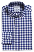 Men's Ledbury 'blue Mcguire' Slim Fit Check Dress Shirt