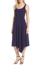 Women's Anne Klein Asymmetrical Knit Dress, Size - Blue