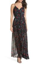 Women's Ali & Jay Roses Are Red Floral Pleated Maxi Dress - Black
