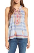 Women's Thml Embroidered Stripe Cotton Top