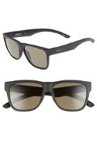 Men's Smith Lowdown 2 55mm Chromapop(tm) Polarized Sunglasses - Matte Black/ Grey Green