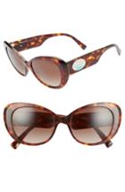 Women's Tiffany & Co. Return To Tiffany 54mm Oval Sunglasses - Brown Gradient