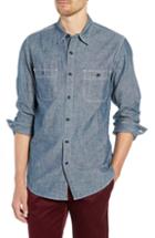 Men's J.crew Wallace & Barnes Japanese Chambray Sport Shirt - Blue