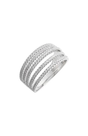 Women's Nordstrom Pave Split Band Ring