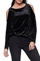 Women's Sanctuary Mulholland Cold Shoulder Top - Black