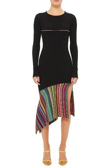 Women's Topshop Unique Hacienda Asymmetrical Dress - Black