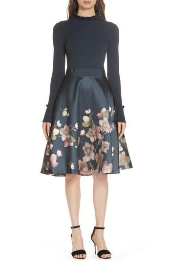 Women's Ted Baker London Seema Arboretum Dress - Blue