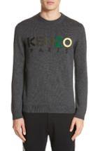 Men's Kenzo Wool Logo Sweater - Grey