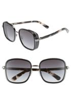 Women's Jimmy Choo Elva 54mm Square Sunglasses - Black