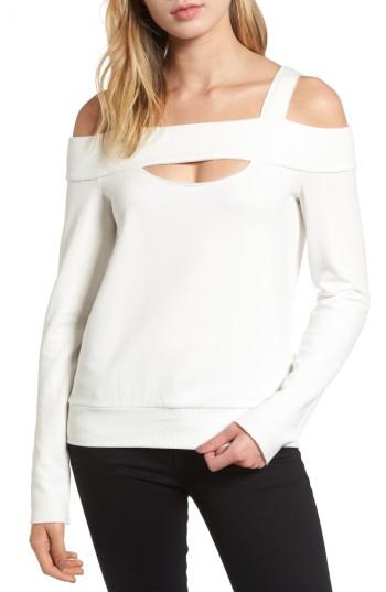 Women's Bailey 44 Ground Swell Cold Shoulder Sweatshirt - Ivory