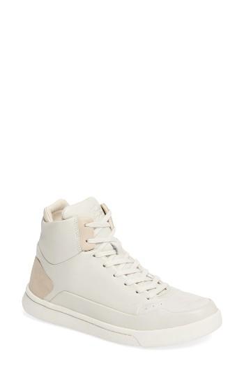 Men's Lacoste Doucet Mid Sneaker .5 M - Ivory