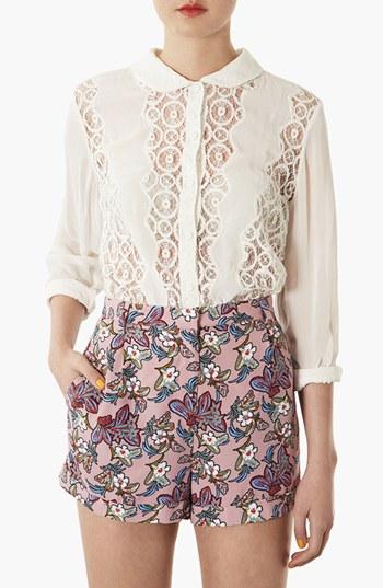 Topshop Geometric Lace
