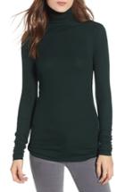 Women's Ag Chels Ribbed Turtleneck Sweater - Green