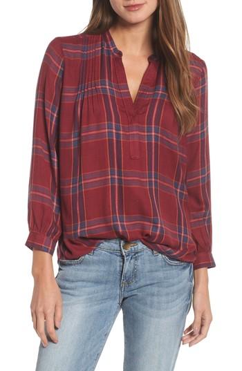 Women's Lucky Brand Plaid Popover Shirt