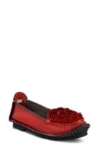 Women's L'artiste Dezi Flat .5-7us / 37eu - Red