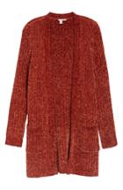 Women's Halogen Chenille Cardigan - Metallic
