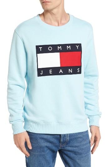 Men's Tommy Hilfiger Tjm '90s Logo Sweatshirt - Blue