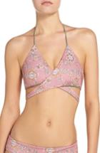 Women's Leith Reversible Wrap Bikini Top - Pink