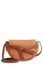 Loewe Mini Leather Crossbody Bag - Brown