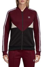 Women's Adidas Originals Clrdo Sst Track Jacket - Burgundy