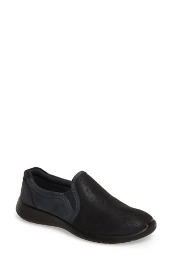 Women's Ecco Soft 5 Slip-on Sneaker -5.5us / 36eu - Blue