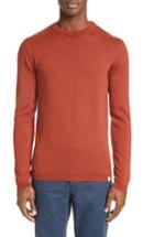 Men's Norse Projects Sigfred Merino Wool Sweater - Orange