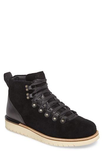 Men's Cole Haan Grand Explorer Alpine Waterproof Hiking Boot .5 M - Black