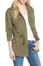 Women's Caslon Knit Utility Jacket - Green
