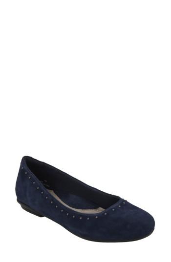 Women's Earth Anthem Studded Flat .5 M - Blue