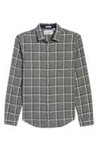 Men's Original Penguin Brushed Flannel Shirt - Grey