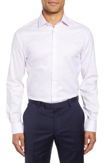 Men's John Varvatos Star Usa Slim Fit Check Dress Shirt .5r - Pink