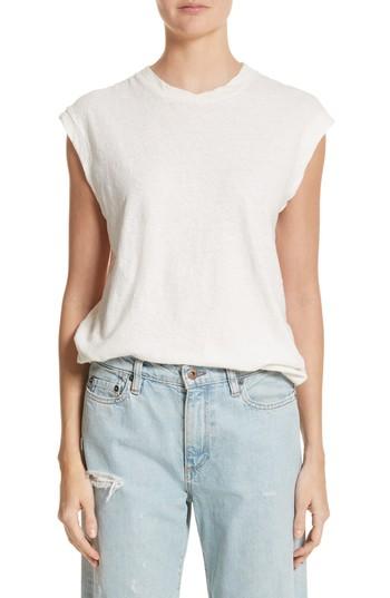 Women's Simon Miller Canton Slub Cotton Tee - White