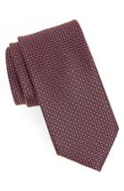 Men's Nordstrom Purquet Pin Dot Silk Tie