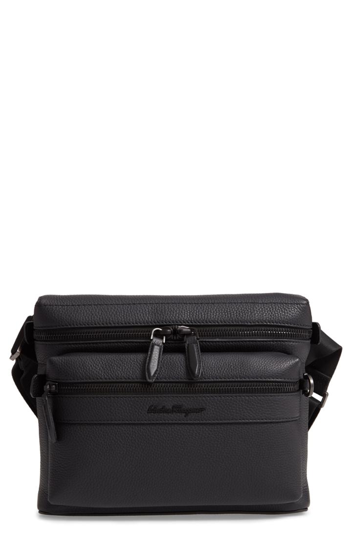 Men's Salvatore Ferragamo Firenze Leather Shoulder Bag -