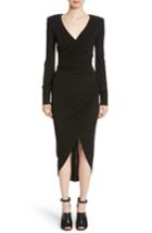 Women's Michael Kors Stretch Jersey Wrap Dress - Black