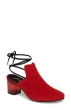 Women's Free People Sparkler Wrap Mule -6.5us / 36eu - Red