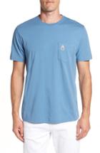 Men's Psycho Bunny Applique Pocket T-shirt - Blue