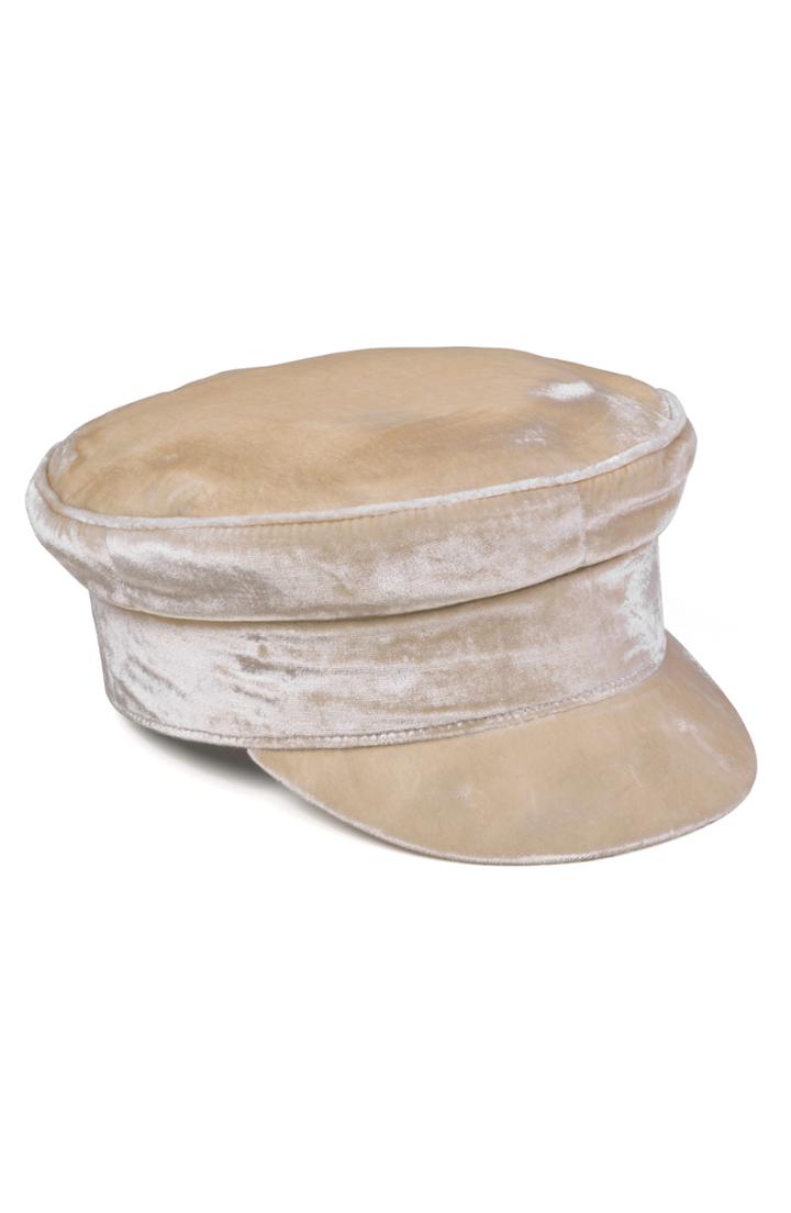 Women's Lack Of Color Velveteen Cap - Metallic