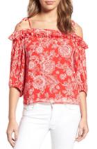 Women's Ella Moss Ria Off The Shoulder Blouse - Red