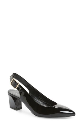 Women's Agl Block Heel Slingback Pump Us / 34eu - Black