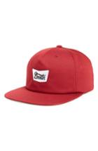 Men's Brixton Snapback Baseball Cap - Red