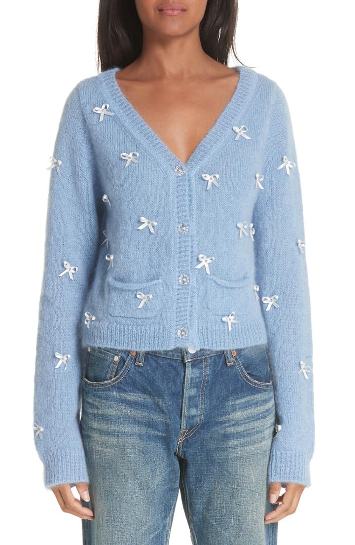 Women's Tu Es Mon Tresor Petit Ribbon Cardigan
