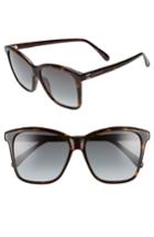 Women's Givenchy 55mm Gradient Square Sunglasses - Dark Havana