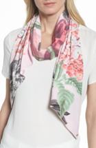 Women's Ted Baker London Palace Gardens Skinny Scarf, Size - Pink