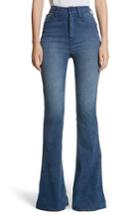 Women's Brandon Maxwell High Waist Bell Bottom Jeans - Blue