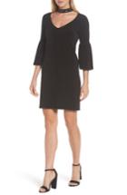 Women's Velvet By Graham & Spencer Embellished Choker Neck Dress - Black