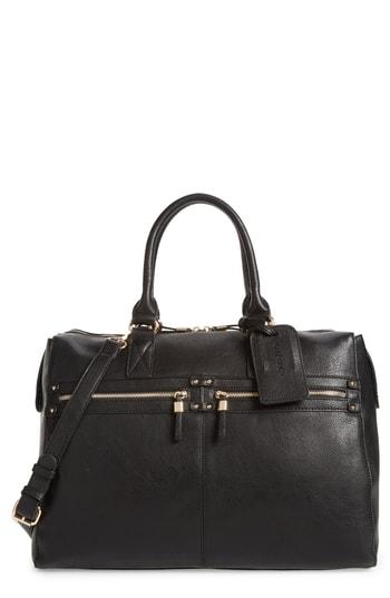 Sole Society Zypa Faux Leather Tote - Black