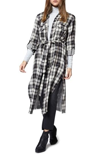 Women's Sanctuary Boyfriend For Life Midi Shirt Jacket - Ivory