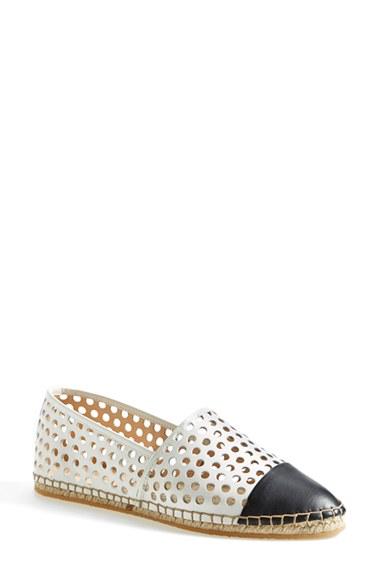 Women's Loeffler Randall 'mara' Espadrille Flat M - White